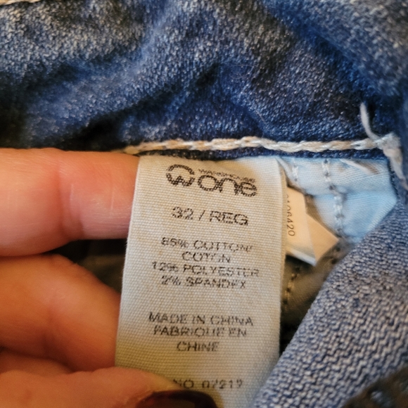 Warehouse One high rise straight crops, size 32 - Picture 5 of 10
